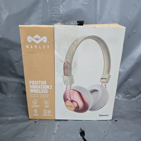 BOXED MARLEY POSITIVE VIBRATION 2 WIRELESS BLUETOOTH HEADPHONES
