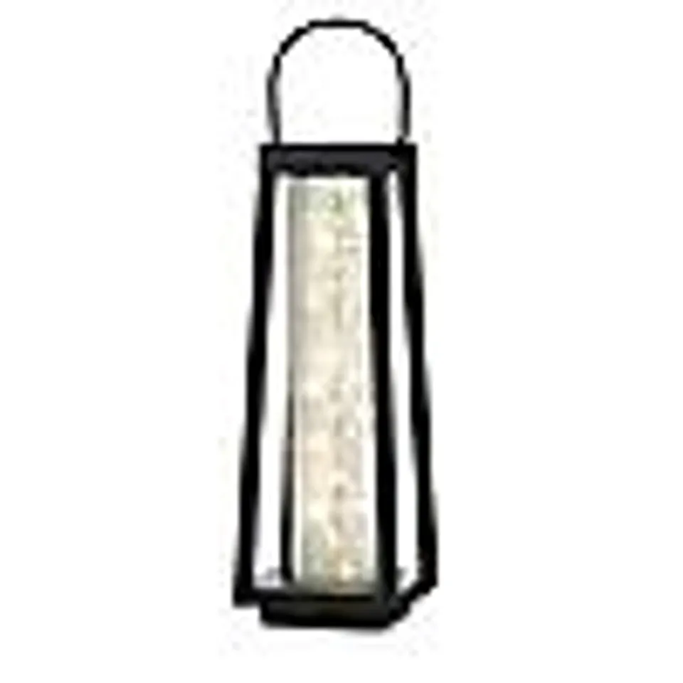 GARDEN REFLECTIONS WARM WHITE 3D EFFECT LED SOLAR LANTERN