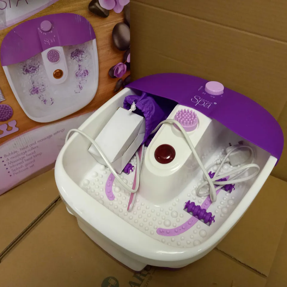 SENSIO FOOT SPA MASSAGER PEDICURE BATH