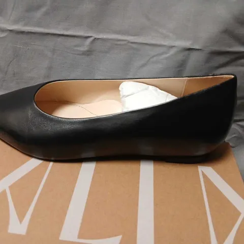 CALLA AGATA BLACK LEATHER SHOES – WOMEN'S UK 6 (EU 39)