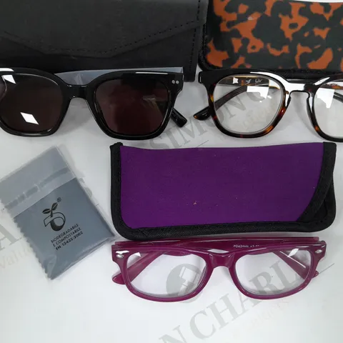 HUMMINGBIRD SUNGLASSE AND READING GLASSES 