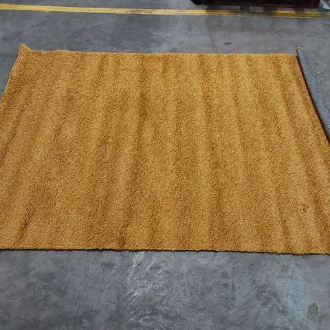 ADAVIA SHAGGY MUSTARD RUG // 160 X 230CM