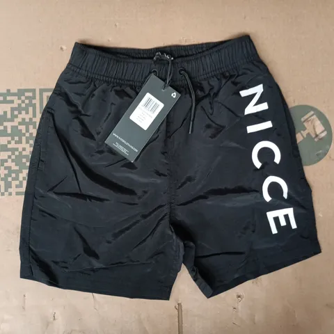 NICCE KID'S SHORTS IN BLACK SIZE 7-8 YEARS