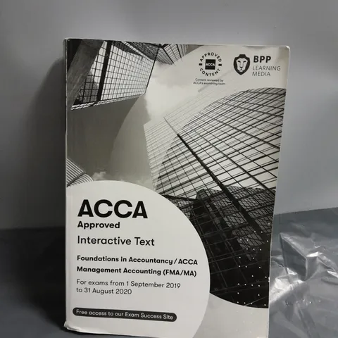 FIA FOUNDATIONS IN MANAGEMENT ACCOUNTING FMA (ACCA F2)