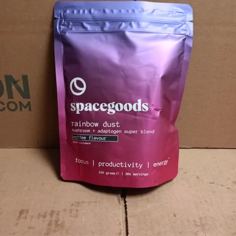 SPACEGOODS RAINBOW DUST MUSHROOM + ADAPTOGEN SUPER BLEND COFFEE FLAVOUR 240G