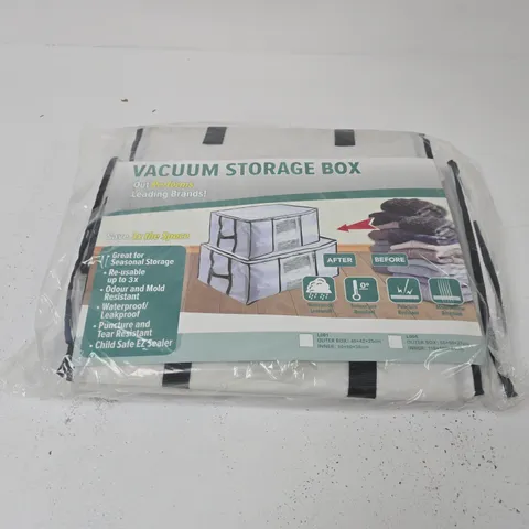 2X VACUUM STORAGE BOX WITH HANDLES