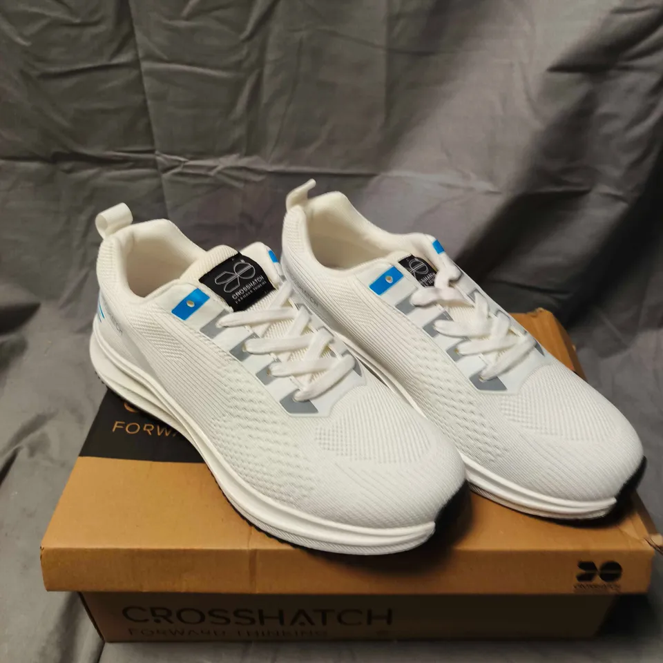 CROSSHATCH RIVAS TRAINERS IN WHITE - 9