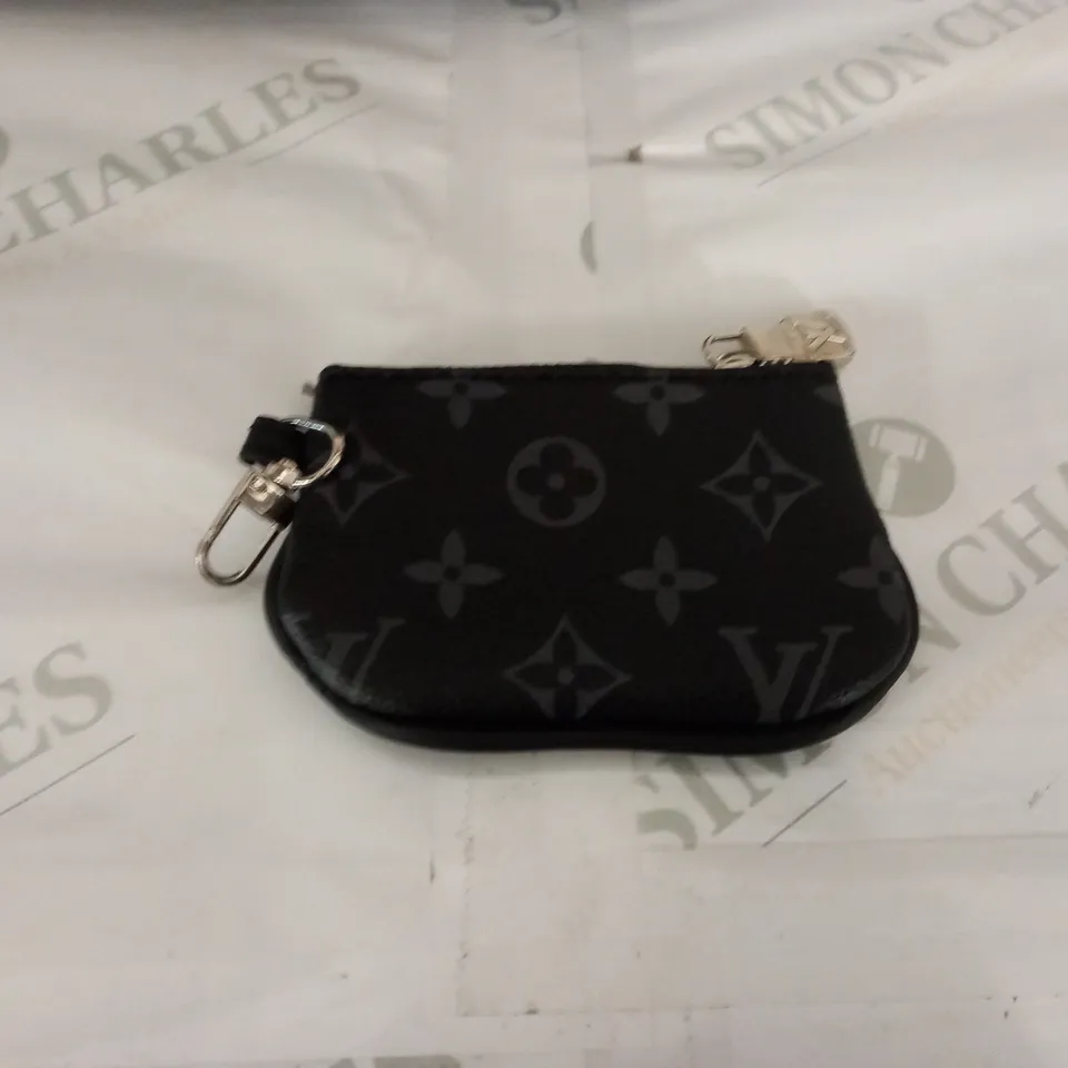 LOUIS VUITTON 3 PIECE BAG AND PURSE SET IN DARK GREY/BLACK