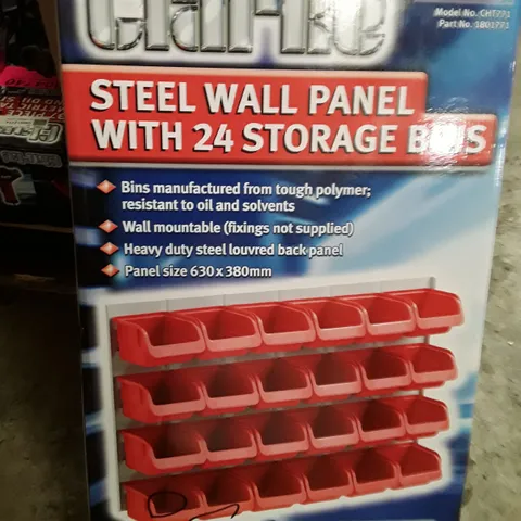 BOXED CLARKE CHT771 LOUVRE PANEL & 24 BIN KIT