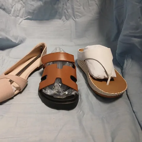 LARGE QUANTITY OF ASSORTED DESIGNER SHOES AND FOOTWEAR