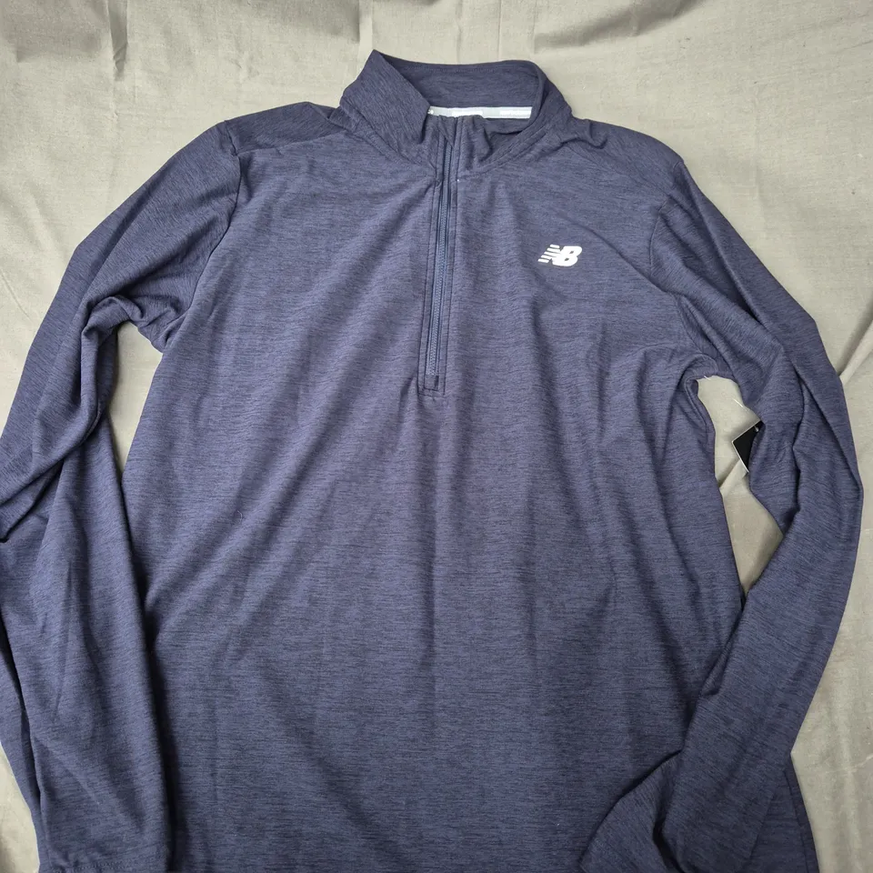 NEW BALANCE SPACE DYE HALF ZIP FLEECE - LARGE