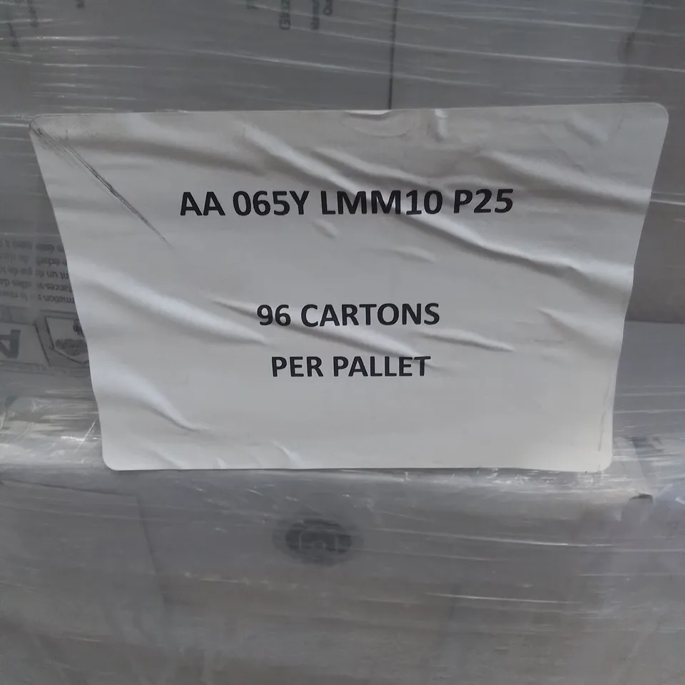 PALLET TO CONTAIN APPROX. 96 X PACKS OF BRAND NEW JOHNSON TILES ASTUCE COLLECTION MAISON TILES IN PISTACHE GREEN - 25 TILES PER PACK // TILE SIZE: 197 X 197 X 6.5mm