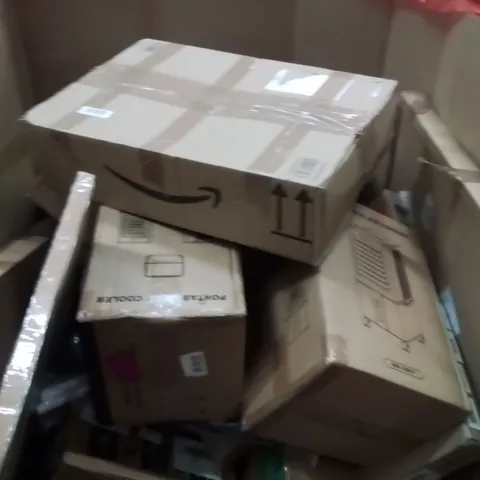 PALLET OF ASSORTED HOUSEHOLD GOODS AND PRODUCTS TO INCLUDE;AIR COOLER,TOWEL WARMER,MIRROR