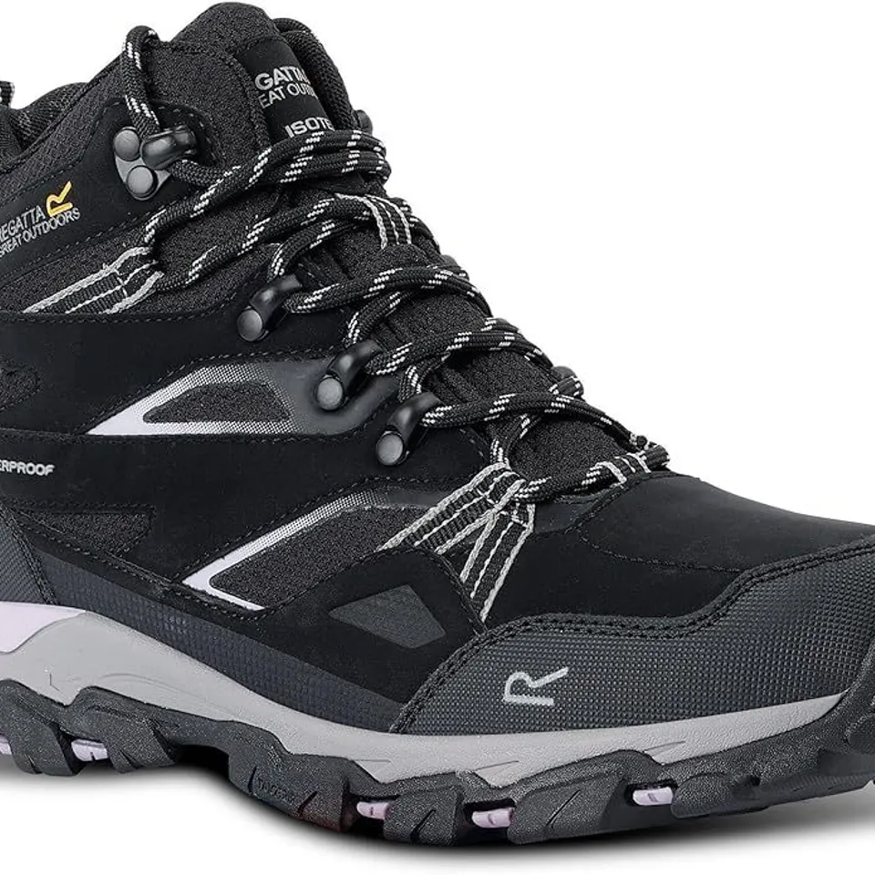 BRAND NEW REGATTA WOMENS HOLCOMBE III WALKING BOOTS - 6
