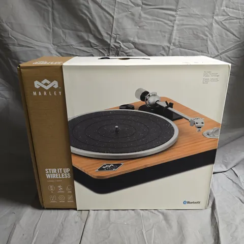 MARLEY STIR IT UP WIRELESS TURNTABLE – BOXED