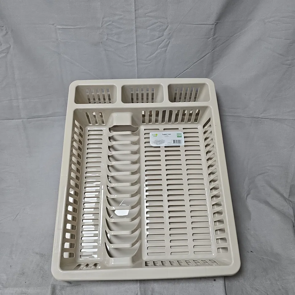 POLYTIME SUPER LUX DISH DRAINER – BEIGE, 370X460X90 MM