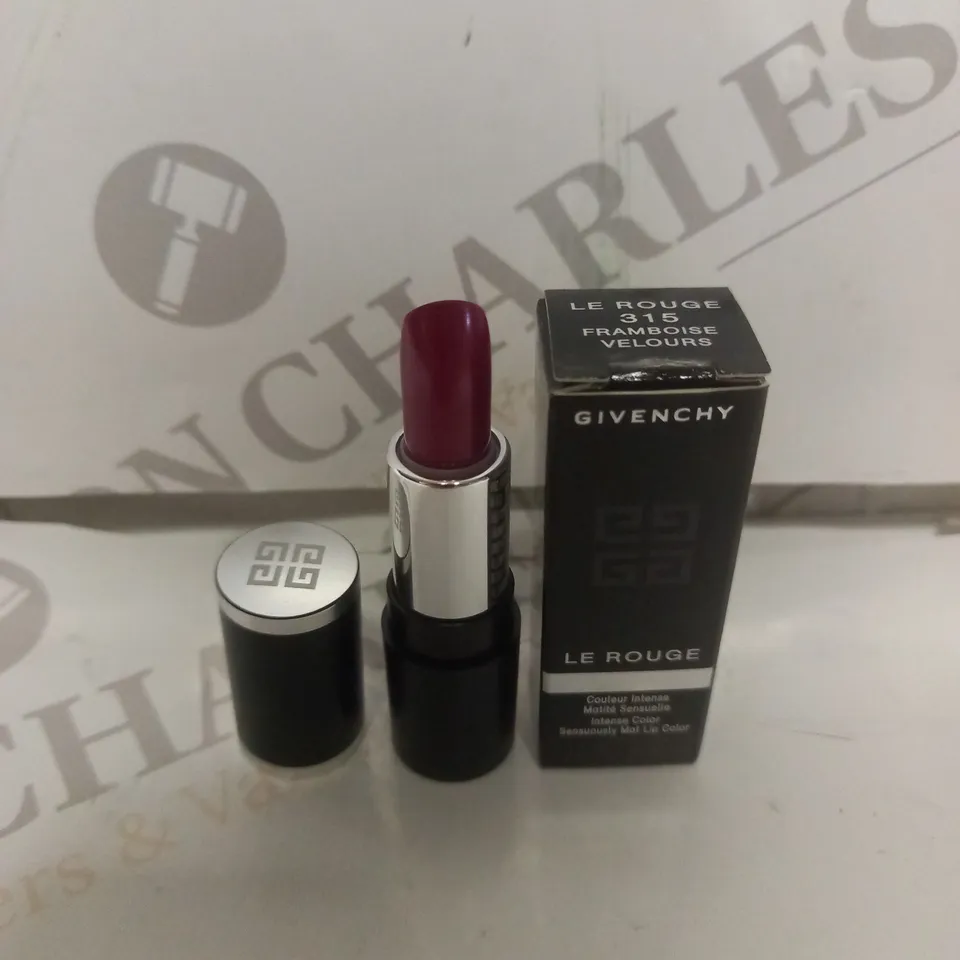 APPROXIMATELY 30 GIVENCHY LE ROUGE INTENSE SENSUOUSLY MAT LIP COLOUR - 315 LE ROUGE 