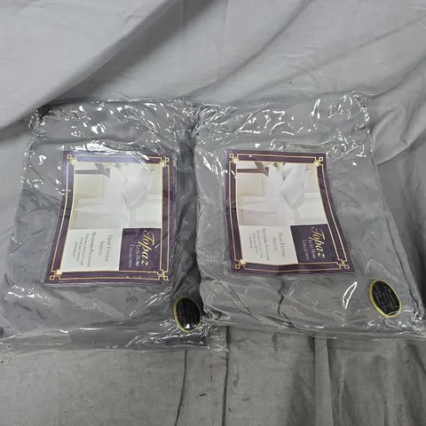 LARGE BOX OF APPROX 25 DEEP FITTED BED SHEETS