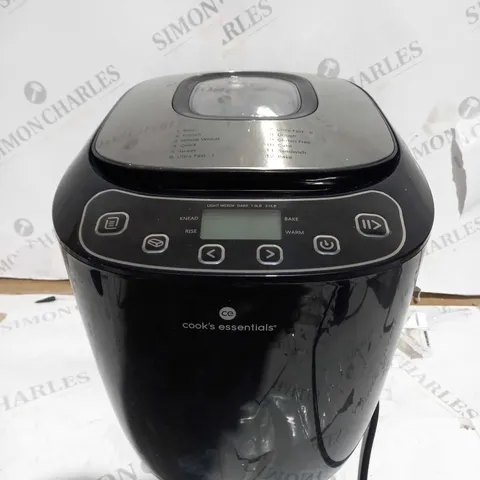 COOK'S ESSENTIALS BREAD MAKER 