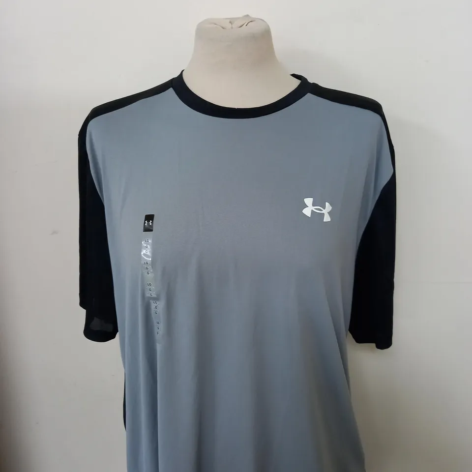 UNDER ARMOUR LOGO CASUAL T-SHIRT SIZE L
