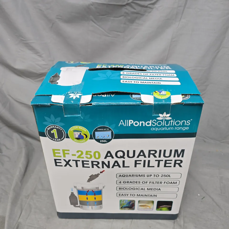 ALLPONDSOLUTIONS EF-250 AQUARIUM EXTERNAL FILTER