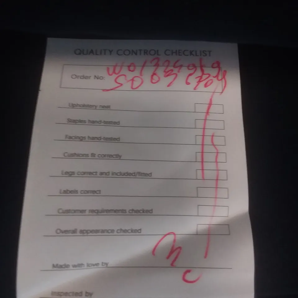 QUALITY BRITISH DESIGNER LOUNGE CO. SOFA DARK BLUE PLUSH FABRIC 