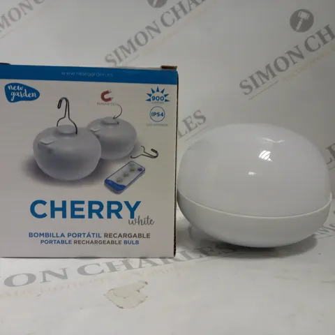 BOXED NEW GARDEN WHITE PORTABLE RECHARGEABLE BULB