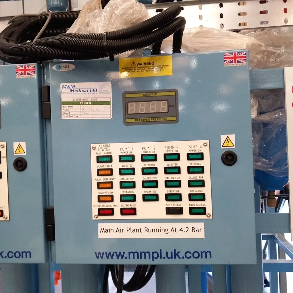 MMPL MEDICAL GAS AIR PLANT ROOM VACUUM