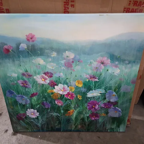 BOXED COSMOS AT DAWN BY DANHUI NAI - WRAPPED CANVAS PAINTING 91×91×3.8CM