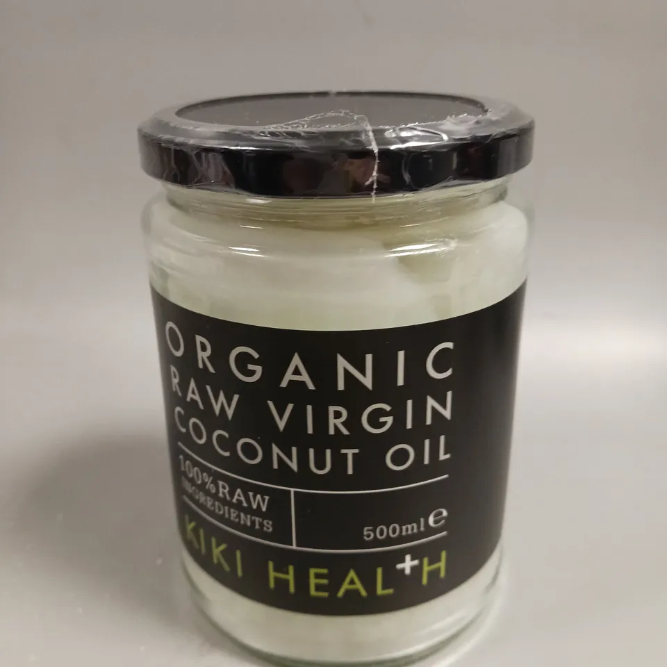 SEALED KIKI HEALTH ORGANIC RAW VIRGIN COCONUT OIL - 500ML 
