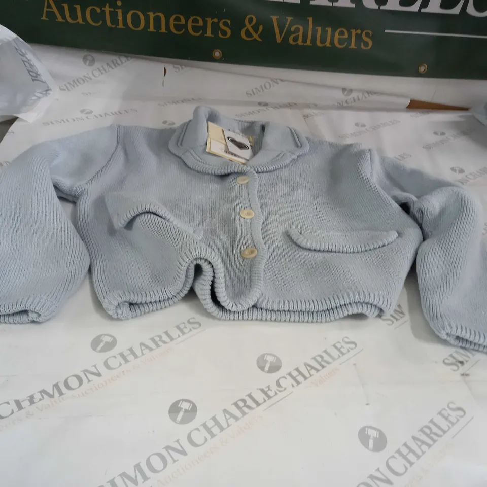 SLOW B KNITTED BUTTON JACKET