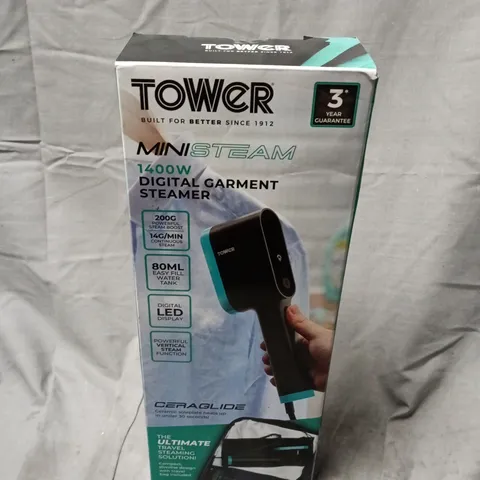 BOXED TOWER MINISTEAM 1400W DIGITAL STEAMER
