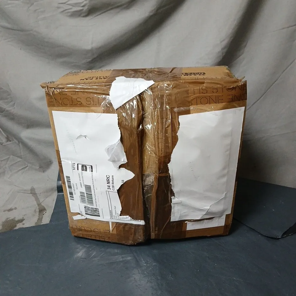 COZEE HOME FAUX FUR AND VELVETSOFT HEATED BROWN THROW BOXED