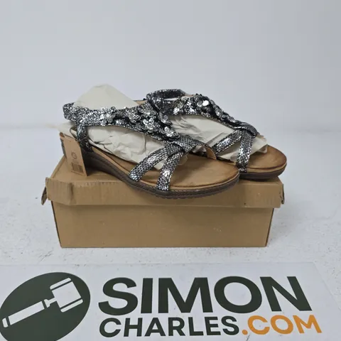 JO & JOE NAPOLI SANDALS – BLACK, UK 5