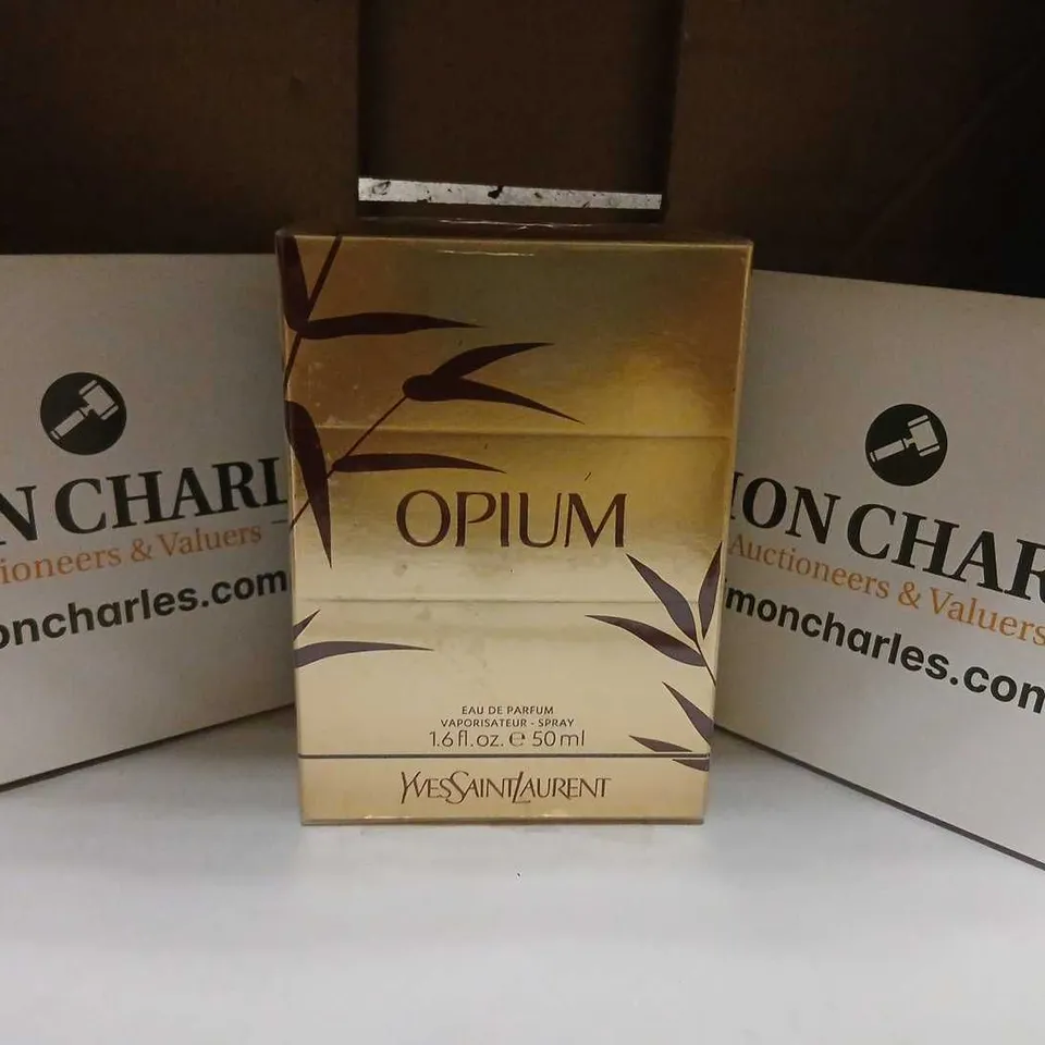 BOXED AND SEALED YVES SAINT LAURENT OPIUM EAU DE PARFUM 50ML