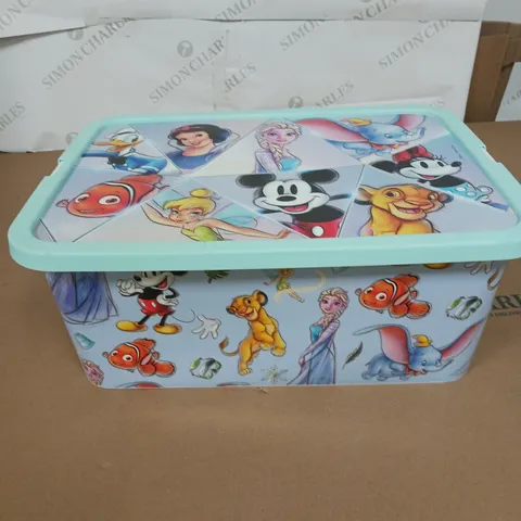 DISNEY CHARACTER PRINTED STORAGE CONTAINER 