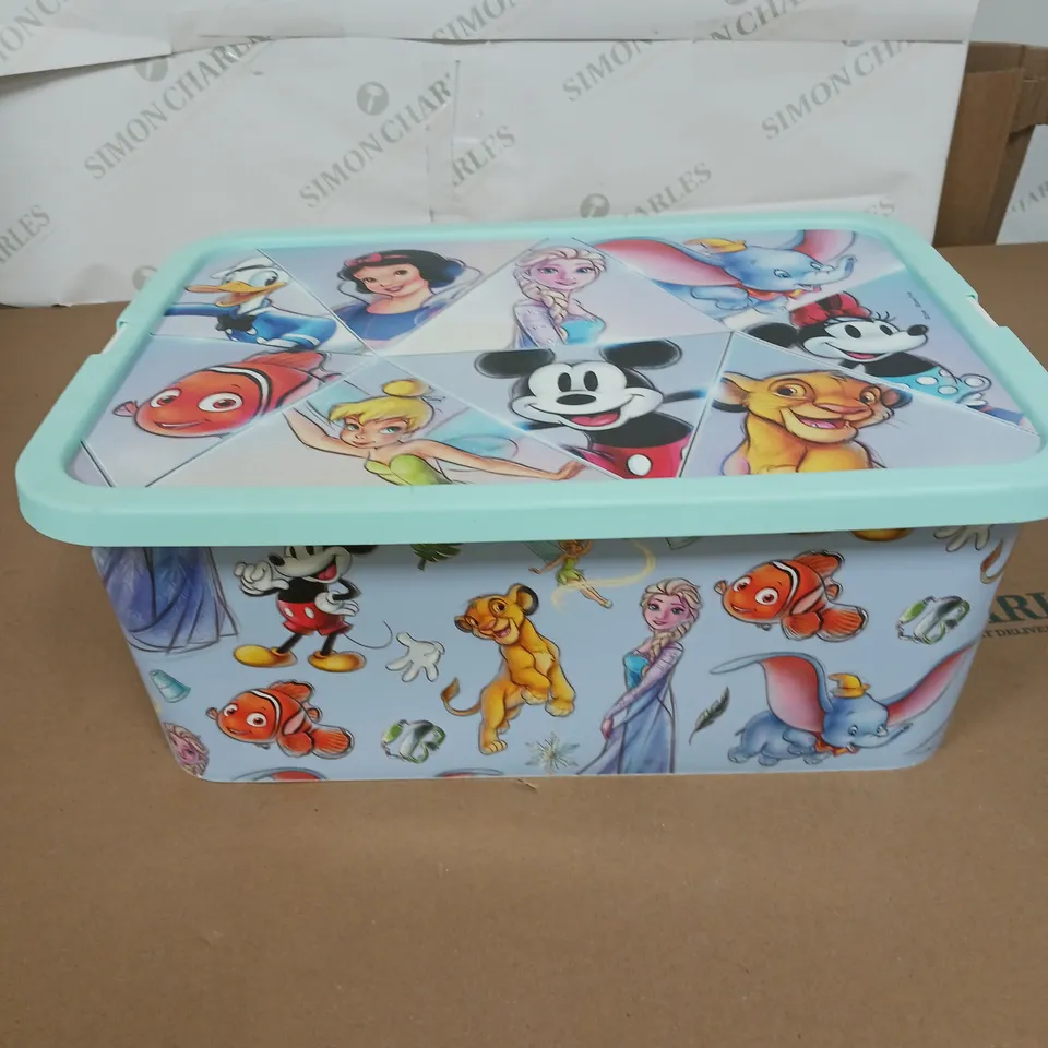 DISNEY CHARACTER PRINTED STORAGE CONTAINER 