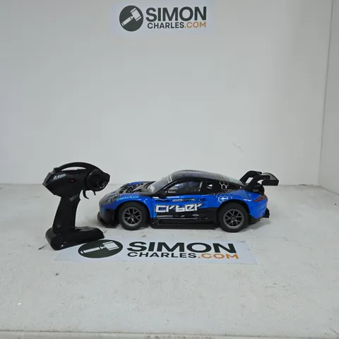 BLUE RC CAR WITH REMOTE CONTROLLER (2.4GHZ)