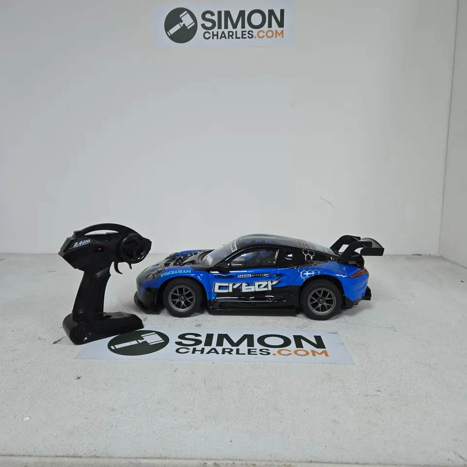 BLUE RC CAR WITH REMOTE CONTROLLER (2.4GHZ)