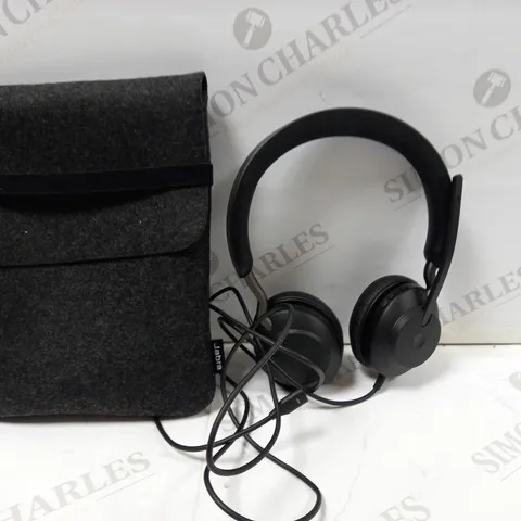 JABRA EVOLVE2 40 PC HEADSET – NOISE CANCELLING MICROSOFT TEAMS CERTIFIED STEREO HEADPHONES