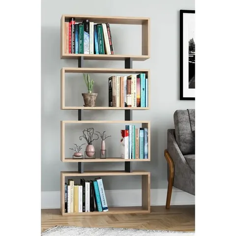 PRIESTLEY 161CM H X 72CM W GEOMETRIC BOOKCASE