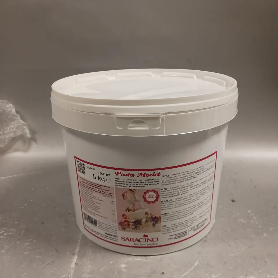 SEALED SARACINO MODELLING SUGAR PASTE - 5 KG - COLLECTION ONLY 