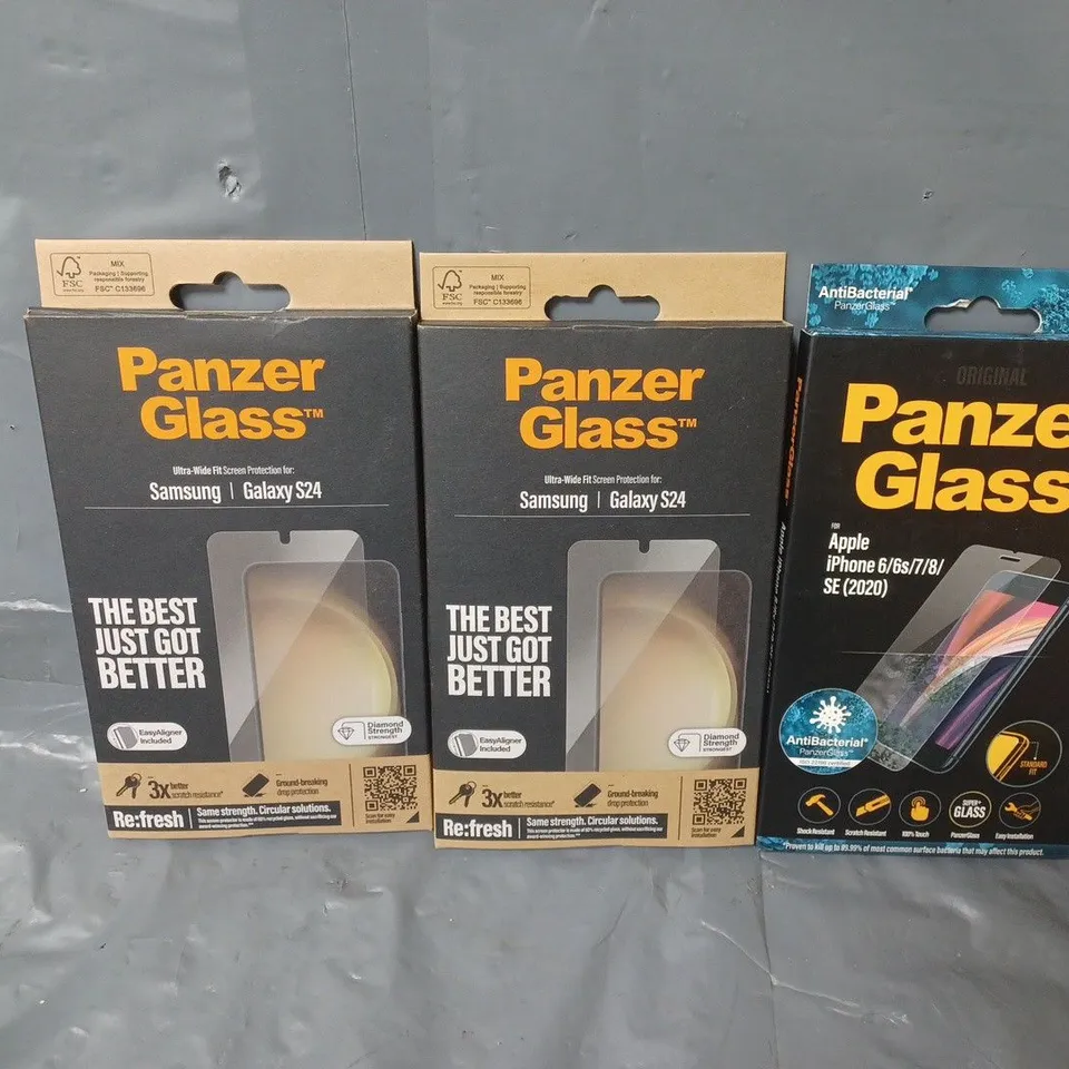 BOX OF APPROXIMATELY 50 ASSORTED SCREEN PROTECTORS