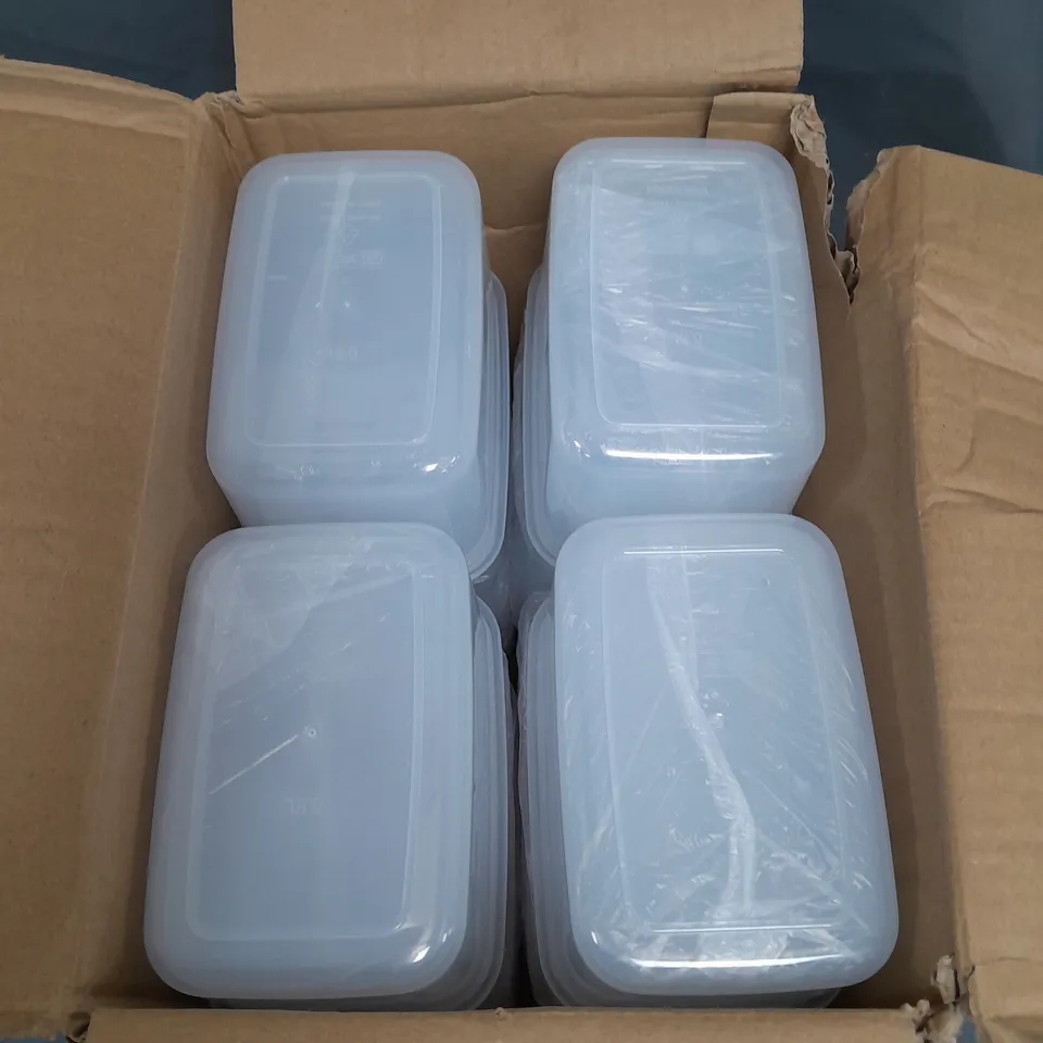 ASSORTED PLASTIC STORAGE CONTAINERS