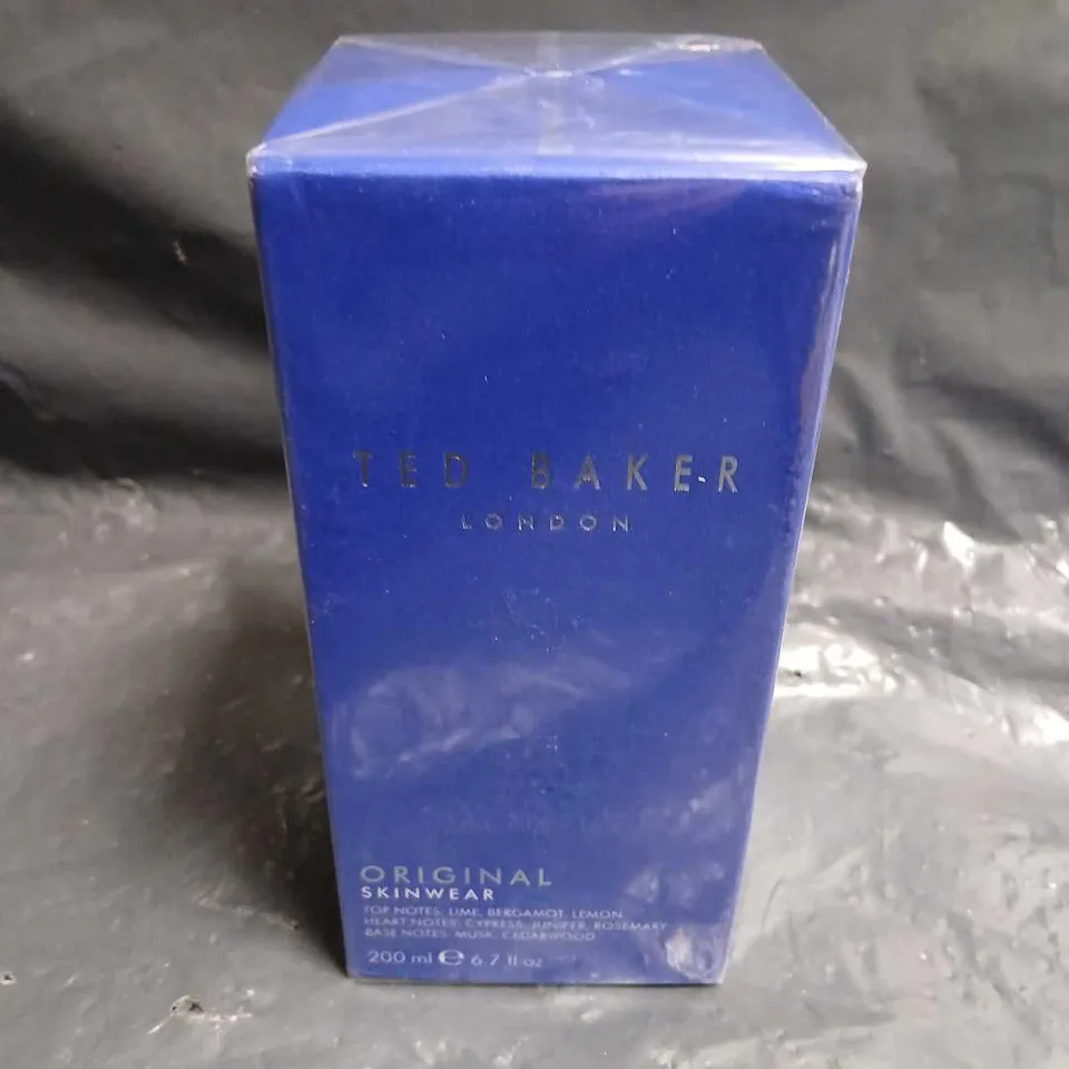 BOXED AND SEALED TED BAKER LONDON ORIGINAL SKINWEAR 200ML