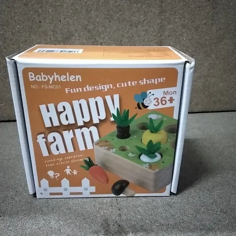 BOX TO CONTAIN APPROXIMATELY X20 BABYHELEN HAPPY FARM CHILDRENS GAME - 1 BOX