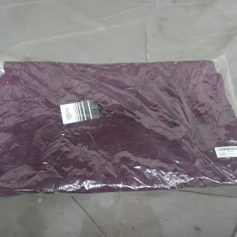 WALLIS PETITE METALLIC KNITTED ROLL-NECK DRESS – PURPLE, SIZE L (BAGGED)