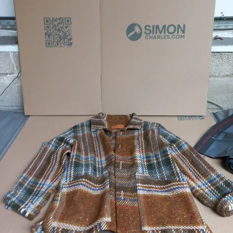 CARRIER COMPANY WOOL TWEED COAT – MADE IN NORFOLK, ENGLAND – SIZE S