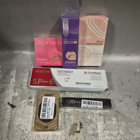 APPROXIMATELY 20 ASSORTED HEALTH & BEAUTY PRODUCTS TO BRIGHTENING TOOTHPASTE, BODY PERFECTOR, BALM FOUNDATION ETC 