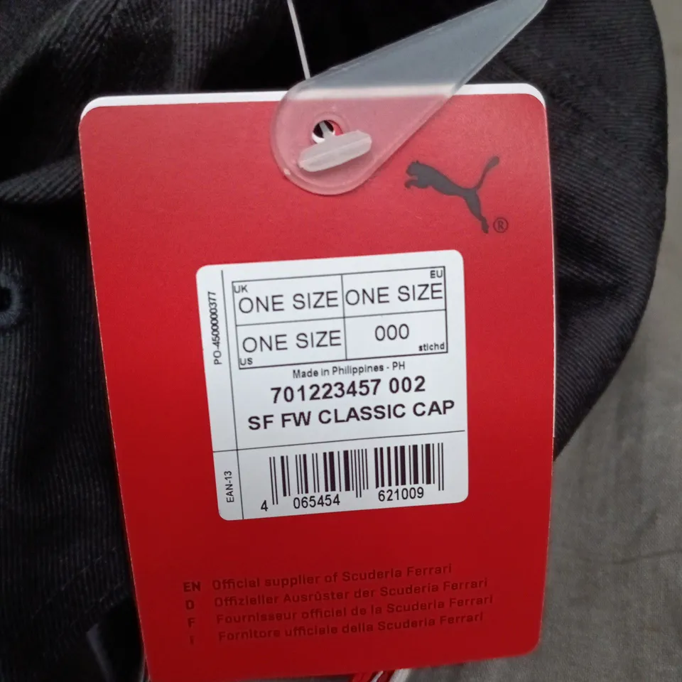 FERRARI SF FW CLASSIC CAP – ONE SIZE, BLACK